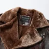 Мужские зимние куртки модная кожа