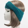 Yoga Hair Bands Women Knitted Cross Warm Headband Headwear Headwrap Sport Tulle Band H007 L221027