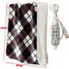 Battaniyeler Mink Velvet Giyilebilir Elektrikli Battaniye Çok Fonksiyonlu Zamanlayıcı Fonksiyonu USB Isıtma Şaw Home Office Diz Isıtıcı