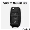 Car Key Car Case Bag for VW Golf 3 4 5 6 Mk4 Passat B5 B6 B7 B8 CC Tiguan MK2 Touran Jetta Bora MK6 Drop Drovail 2022 Mobile Dhhjo