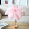 Table Lamps Feather Lamp USB/ Battery Power DIY Creative Fairy Light Wedding Home Bedroom Decor Warm Novelty Night