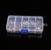 10 Grids Jewelry Storage Box Plastic Transparent Display Case Organizer Holder for Beads Ring Earrings Jewelry SN58