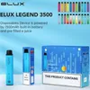 Best Elux Legend 3500 Puffs E Cigarettes Disposable Vape Pen 1500mah 2% 27 Flavors big Battery Vaporizer Stick Vapor Kit 10ml Pre Filled Cartridge Device