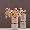 Decorative Flowers MBF Realistic 4 Heads Artificial Ranunculus Asiaticus Silk Flower Home Party Indoor Wedding Decoration Fake