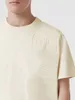 ヨーロッパステーション3Dレターエンボス加工された男性と女性のレンガカウンター半袖Tシャツ
