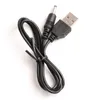 60 см длиной USB 2.0 A MALE до 3,5x1,35 мм кабель преобразователя мощности 3,5 мм шнурный шнур 5 В шнур питания постоянного тока.