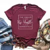 The Dream은 T 셔츠 Hustle 판매 여성 Hipster Funny T-Shirt Lady Yong Girl 6 Color