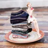 Men's Socks 5 Pairs/lot Men Vintage Striped Fashion Funny Excellent Quality Breathable Cotton Male Ankle Sock Meias Calcetines