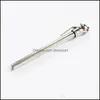 Shop Equipment 2Pc Carstyling Shop Equipment Chrome Tire Air Pressure Gauge Pen 550 Psi Tool For Car Truck Bicycle Csl Drop Delivery Dhbxj