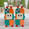 3D Cartoon Super Robot Cases Soft Silicone Protector Housse antichoc pour iPhone 14 13 12 11 Pro Max 8 7 Plus