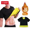 Женские формы CXZD Пот неопреновый формы для тела потери веса веса сауна для мужчин Женщины Тренировка рубашка жилетка для фитнеса.