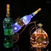 Stringhe 1m/2m Luci per bottiglie di vino Ghirlande Lampada natalizia Tappo decorativo alimentato a batteria Per decorazioni natalizie per matrimoni in vetro