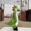 Halloween Green Dragon Mascot Costume Anpassa tecknad kor Anime Temakaraktär Vuxenstorlek Julfödelsedagsfest utomhusdräkt