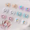 Nail Art Decorations 10 stks Bowheart Design Decoratie Japan /Zuid-Korea Sailor Girl Charms Parts Tie-Bow Pearl Loving Accessorie