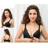 A maternidade sugere o sutiã de enfermagem de algodão respirável, amamentação para a mamada de renda Bralette Bras ajustada para mulheres Front Fivela 221101