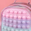 Cajas de la computadora port￡til Mochila Purse Pop Shoulder Bag Fidget para ni￱os Puja Popper Popper Bubble sensorial juguete