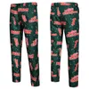 Männer Anzüge Weihnachten Anzug Hosen Männer Santa Claus Gedruckt Slim Fit Männliche Kleid Hosen Party Up Plaid Für Mann pantalon Homme