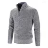 Mannen Truien Winter Vest Mannen Slim Fit Pullover Sweatercoats Goede Kwaliteit Mannelijke Putwear Dikker Warm Casual Maat 3XL