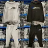 Hoodie Trapstar Full Tracksuit Rainbow التطريز المغطى بالملابس الرياضية الرجال والنساء بدلة ملابس رياضية سوستات الحجم XL Two PEC221U