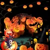 Строки 2m 10led Halloween Party Led Light String String Skeleton Bat Pumpkin Horror Ghost Spider Happy Decor