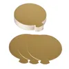 100Pcs 8cm Round Cake Board Mousse Pad Card Dessert Baking Pastry Display Trayv for Wedding Birthday Party Decor Cake Tools