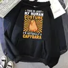 Felpe con cappuccio da uomo Capybara Men Korea Stampato Anime Hip Hop Hoddies Pullover Ulzzang