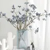 Flores decorativas de 72 cm de luxo artificial ramificações de cranberry românticas belo ramo de flores para decoração de casa adereços