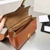 Shoulder Bag Designer Handbag Woman Bags Vintage Women Shoppers Leather Designers Handbags Tote Female Crossbody Shoulder-strap Wide Soft Wild Purses 220413