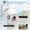 Utomhuss￤kerhetskamera WiFi Support TCP/IP med Spotlight Night Vision Motion Detection Waterproof