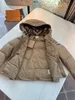 Piumino imbottito di design Cappotto con cappuccio Capispalla beige Parka Scaldamuscoli invernale da donna taglia S-xl