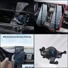 Billaddare 10W Wireless Charger Phone 12 11 Pro Max XS XR X Car Mount för S21 Notera 20 Tra Charge Holder Drop Delivery 2022 Mobiler DH2UK