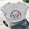 T-shirt da donna Dead Inside Tops But It's Valentines Skeletons Shirt Day Tee Trendy