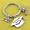 2022 Keychains de graduação Hat's Hat Metal Keychain Pingente Creative Graduation Gift Keyring