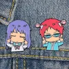 Brosches LT1374 Japanese Saiki Kusuo Anime Badges Cute Manga Emamel Pin Brooch för kläder LAPEL PINS Ryggsäck Tillbehör Gåvor Smycken