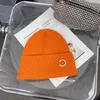 Mode Beanie Designer Bonnet 18 Couleurs Classique Hommes Chapeau Femmes Cap Solide Lettre Coton Bonnets En Tricot Hiver Caps Street Dome Chapeaux Nouveau