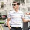 Erkek Polos Top Grade Yaz Marka Çizeltilmiş Kısa Kollu Kırış Toplar Modaları Erkek Giyim