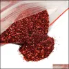 Andere exterieuraccessoires 170 g PET 0 4 mm Donker rood metaal Flake Glitter Car Bike verf pailletten Additief Decor Drop levering 2022 MOBI DHO5F