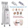 Directement efficace amincissement vertical EMS gel graisse réduire Cryo 8 plaques tampons de refroidissement réduction de la cellulite corps froid sculptant amincissant salon de machine