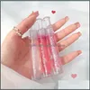 Lipgloss, natürlicher hoher Lippenstift, langanhaltend, feuchtigkeitsspendend, pflegender Lipgloss, reduziert Lippenlinien, Pflaumenserum, Ölpflege, Tropfen D, Dhj7Z