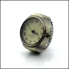 Küme halkaları küme halkaları çift vintage ring watch streç kuvars bronz parmak roman sayısal saatler takı unisex saat hediyeleri dhwqx