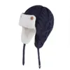 CAPS HATS Vinter Baby Bomber Hat Knit Kids beanie för pojkar och flickor med fleece foder barn 221101
