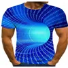 Men's T Shirts Three-dimensional Graphic T-shirt Men's Casual Top Fun 3D Summer Round Neck