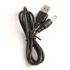 80 سم USB 2.0 اكتب من الذكور إلى DC Plug Power Cable لأجهزة الإلكترونيات الصغيرة سلك التمديد 5.5x2.1mm