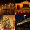 Strings Christmas Garland LED Curtain String Lights Navidad Party Wedding Decoracion Holiday Lighting Garden Street Outdoor Decorative