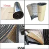 Car Covers 2 Roll 100X50Cm Car Noise Sound Proofing Deadening Insation Heat 10Mm Foam Glass Fibre Interior Accessories Drop Delivery Dhin6