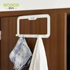 Hooks ECOCO Wrought Iron Door Hook Living Room Hanger Cabinet Rack Multi-function Creative 6 Coat Bag Hat Storage Accessories Set