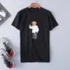 2023SS US Polos T-shirt imprimé ours de haute qualité 100% coton col rond T-shirt pour hommes et femmes Designer à manches courtes Mode US Taille S-3XL