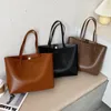 Shoulder Bags Vintage 3 Pcs/Handbags Tote For Women Large Capacity A4 Work Female PU Leather Shopper Ladies handbag