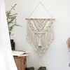 Tapisserier handvävd boho tapestry hängande bomullstråd prydnad konst hantverk droppe
