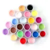 Akrylpulver vätskor 12 flaskor kit nageluppsättning färgade doppning naglar förlängning damm hela professionella partier dekor 2211028832252